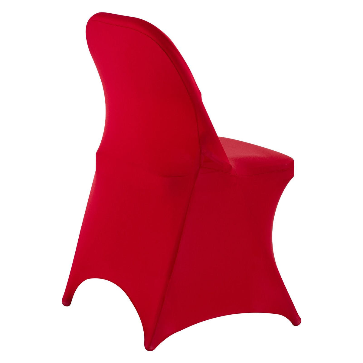 50 Pcs Red Chair Covers, Polyester Spandex Chair Cover, Stretch Slipcovers for Wedding Party Dining Banquet Flat-Front Chair Covers, Fits Chair Measures up to 17.72 x 18.11 x 30.31 inch