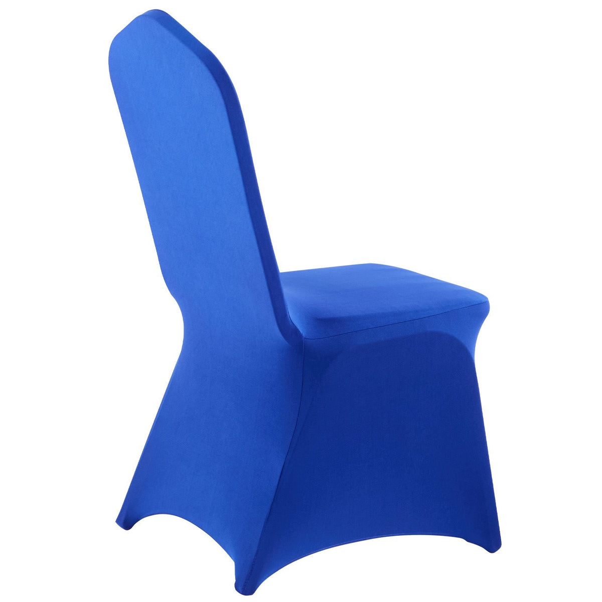 50 Pcs Royal Blue Chair Covers, Polyester Spandex Chair Cover, Stretch Slipcovers for Wedding Party Dining Banquet Flat-Front Chair Covers, Fits Chair Measures up to 20.08 x 17.72 x 37.4 inch