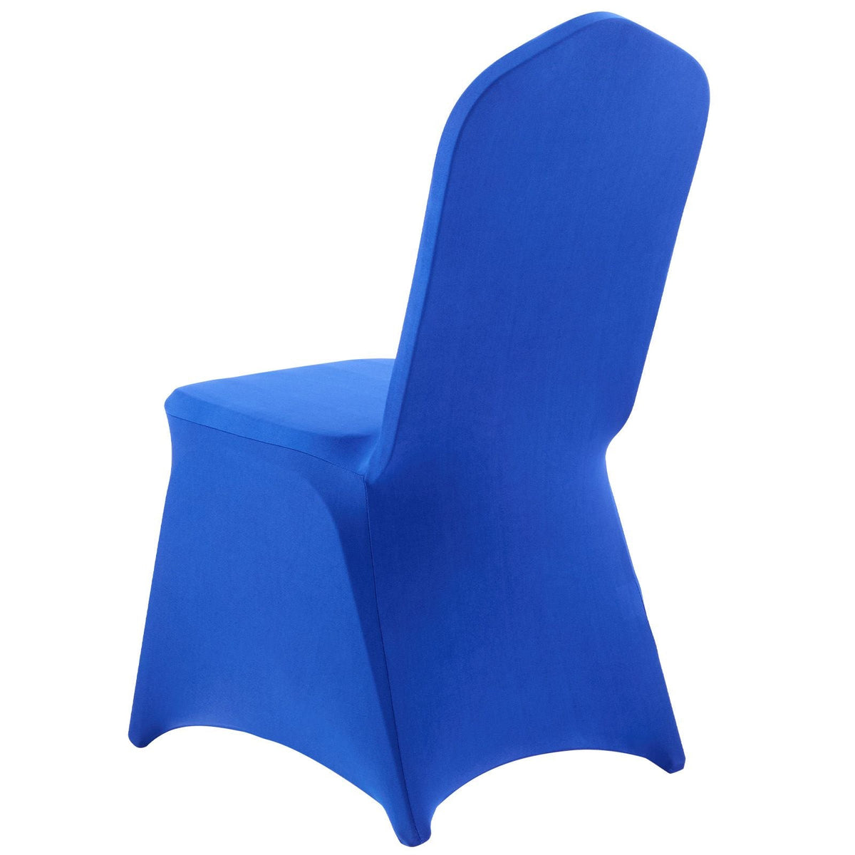 50 Pcs Royal Blue Chair Covers, Polyester Spandex Chair Cover, Stretch Slipcovers for Wedding Party Dining Banquet Flat-Front Chair Covers, Fits Chair Measures up to 20.08 x 17.72 x 37.4 inch