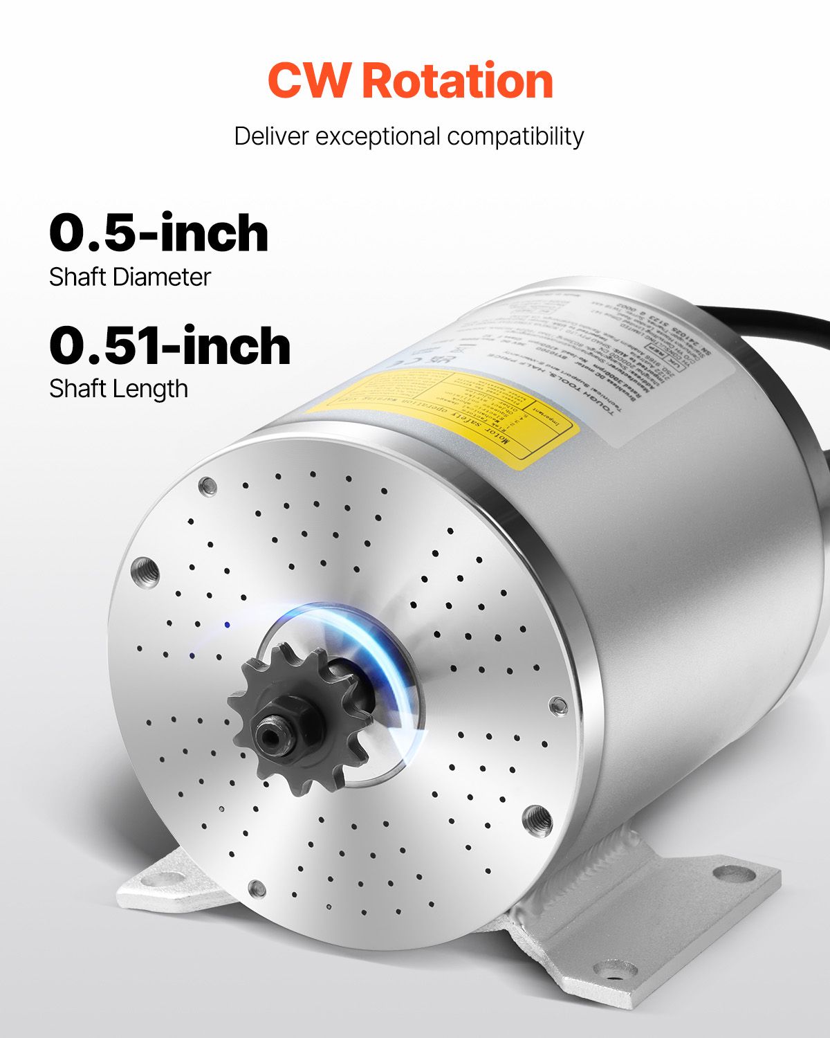 500W Electric Brushless DC Motor Kit - 36V 3000rpm Motor with Upgraded Speed Controller, Throttle Grip Kit for Go Karts E-Bike Motorcycle Scooter