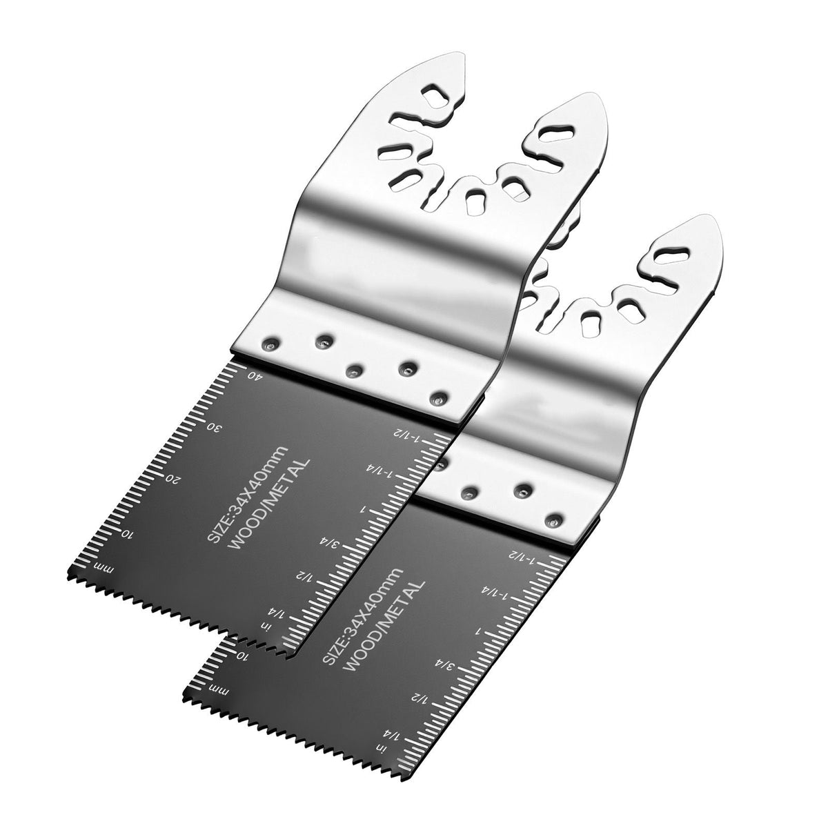 50PCS Bi-Metal Oscillating Saw Blades, Universal Quick Release Oscillating Multi Tool Blades, Multitool Tool Blades for Nails, Soft Metal, Wood, Compatible with Dewalt Milwaukee Bosch Ryobi