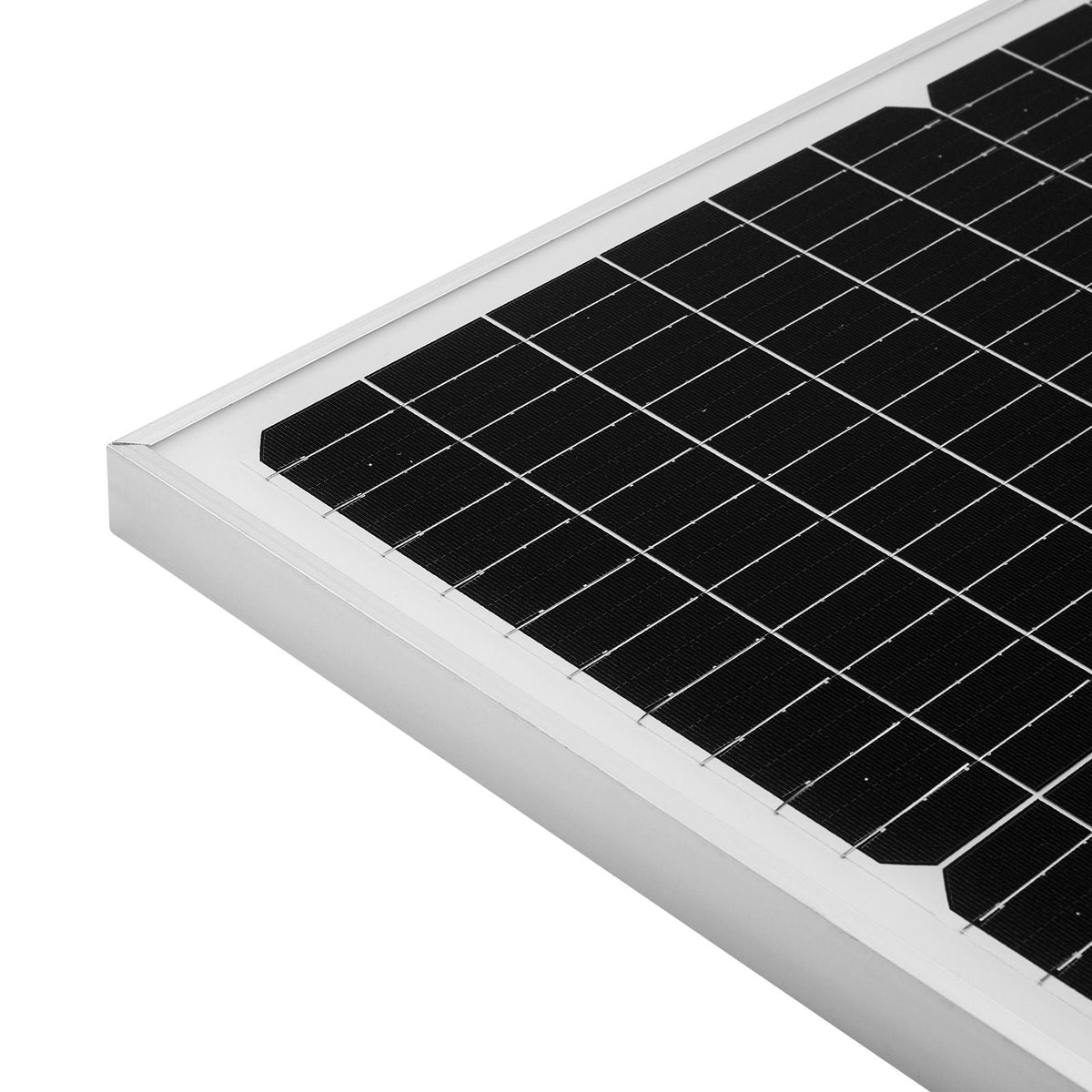 50W 12V Solar Battery Charger Maintainer, Mono Solar Panel Trickle Battery Charger with Upgraded MPPT Controller, IP65 Waterproof for Car Boat RV Trailer Flat Rooftop (Bracket Not Included)