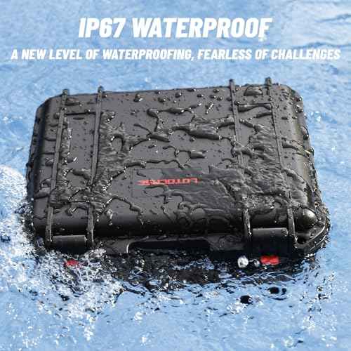 Case for Milwaukee M18 Impact and Torque Wrench - Waterproof Hard Tool Box for Milwaukee Set, Power Tool Combo Kit Bag for 18V 20V 2/1 3/4 3/8 Cordless Torque Wrenches/Battery (Case Only)