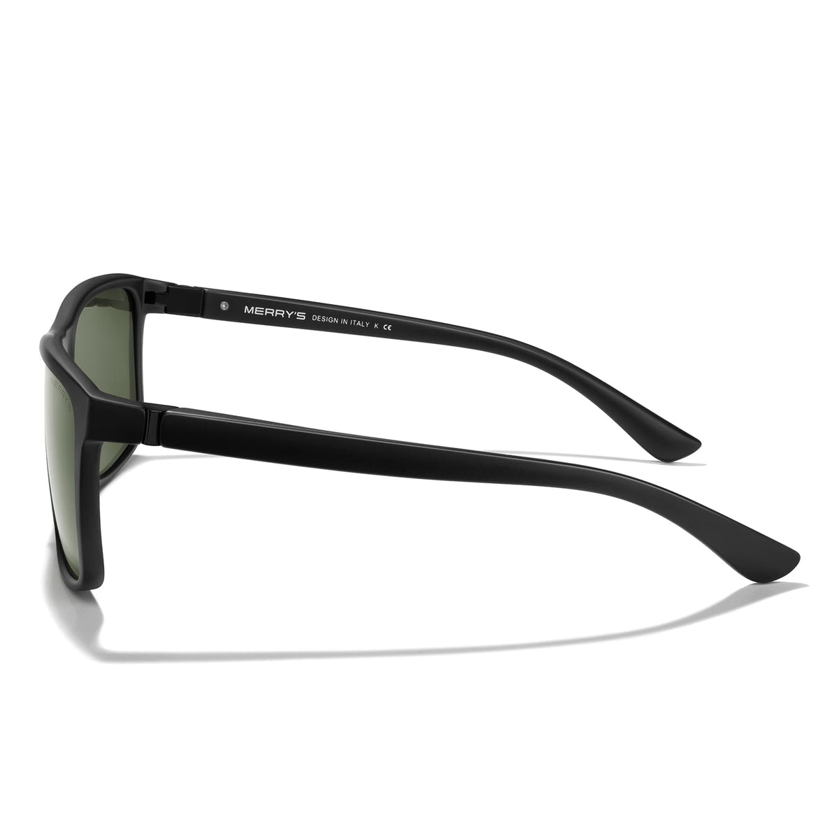 MERRY'S Rectangular Polarized Sports Sunglasses for Men Women Cycling Driving Fishing UV400 Protection S8225