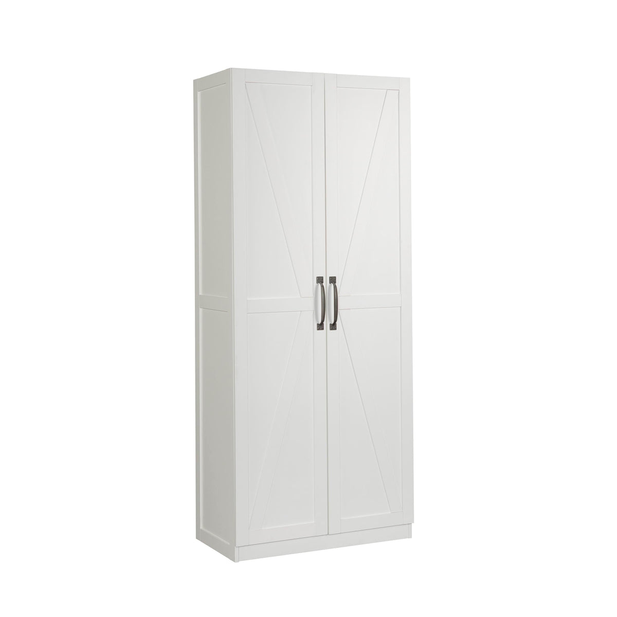 Sauder Storage Cabinet/ Pantry cabinets, 29.61 " x D: 16.02 " x H: 71.50", Cinnamon Cherry finish