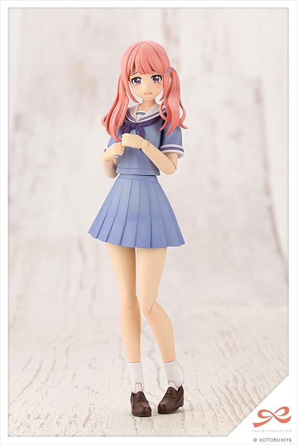 Kotobukiya Sousai Shojo Teien: Madoka Yuki (Touhou High School Summer Clothes) Dreaming Style Milky Marine Plastic Model Kit,Multicolor,JK022