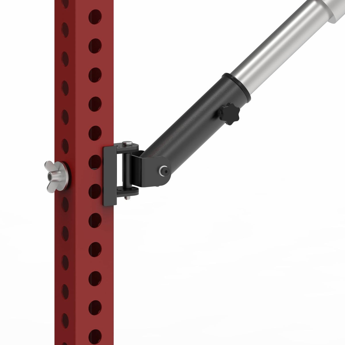 SYL Fitness Rack Mounted Landmine Attachment, T-Bar Row Landmine Base, Fit 2x2 inch & 3x3 inch Square Tube Power/Squat Rack