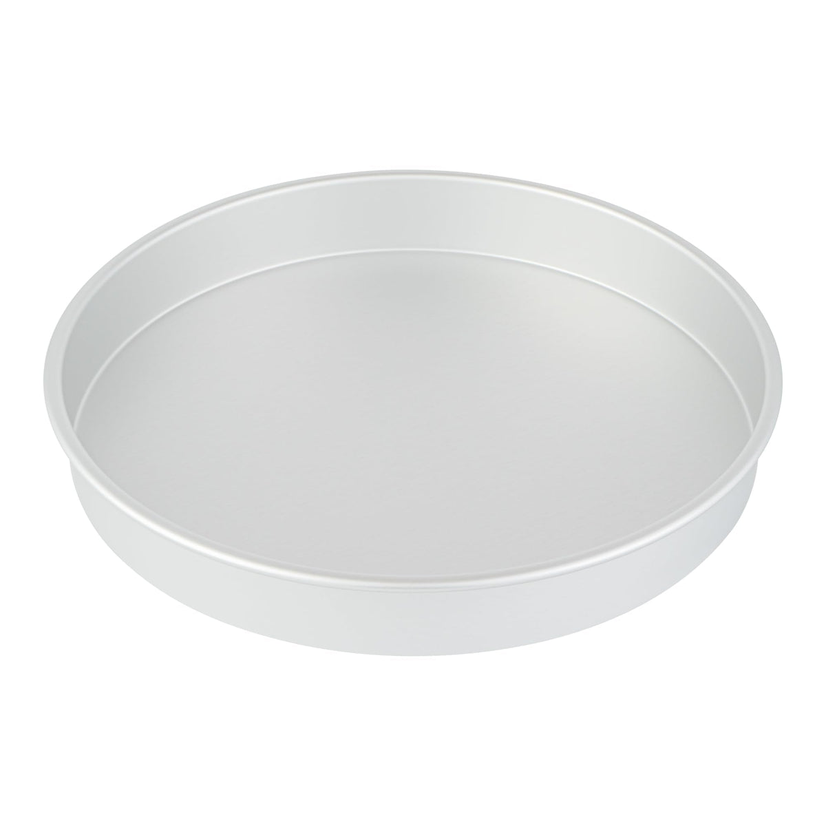 Restaurantware-Met Lux 14 x 2 Inch Straight-Sided Baking Tins, 12 Round Cake Pans - Oven-Ready, Freezable, Anodized Aluminum Round Baking Pans, Greaseproof, For Layer Birthday Cakes