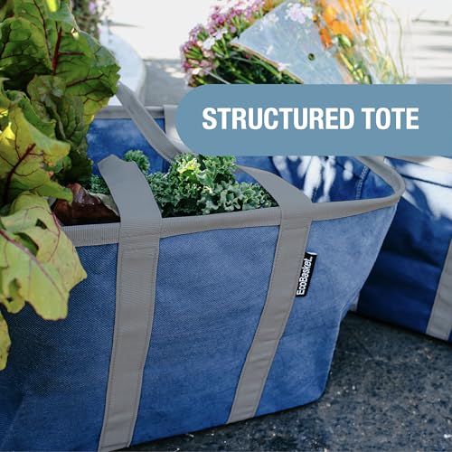 CleverMade Unisex Ecobasket - color: Gray, size: 30L - 3 Pack