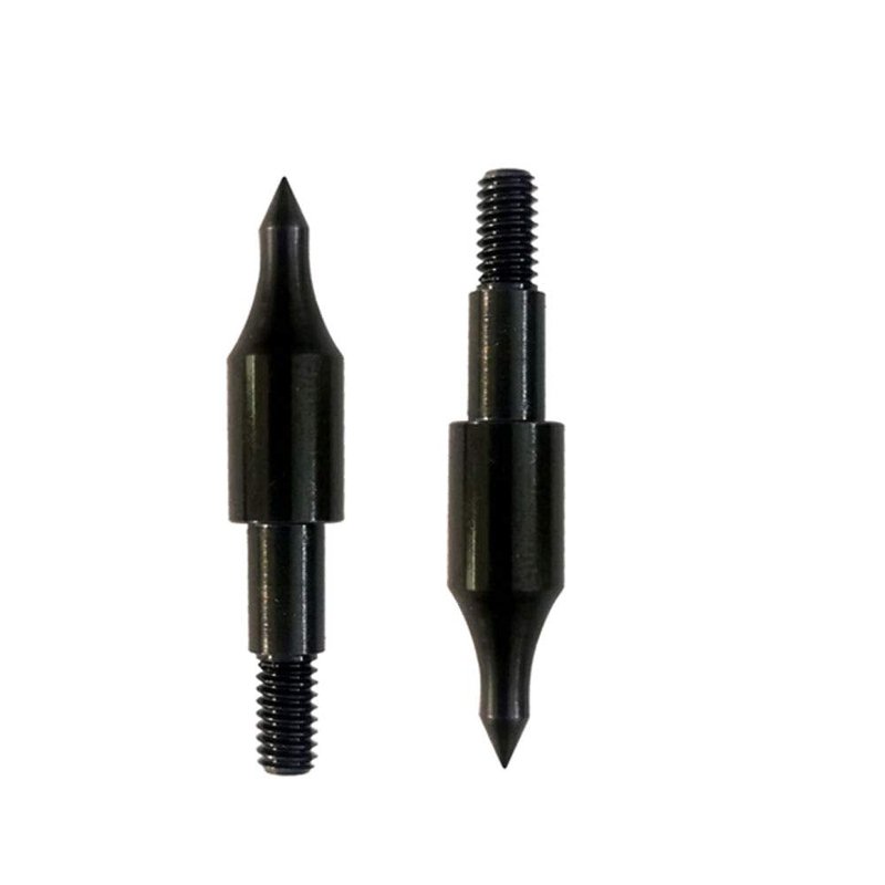 TianTac 100 Grain Archery Field Points Practice Field Tips, Archery Target Practice Hunting Arrow Tip for Recurve, Compound Bow Crossbow, Screw-in 100 Grain (12pcs)