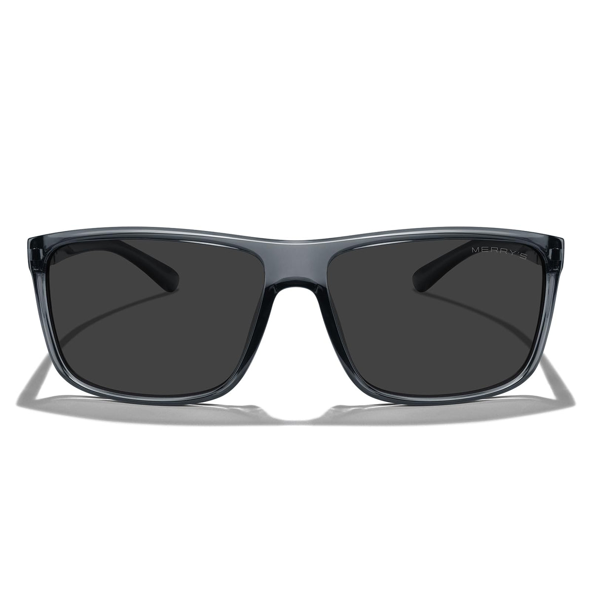 MERRY'S Rectangular Polarized Sports Sunglasses for Men Women Cycling Driving Fishing UV400 Protection S8225