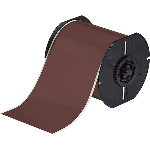 Brady B30C-4000-595-BR 100' Length x 4" Width, B-595 Vinyl, Brown BBP31 Indoor/Outdoor Tape