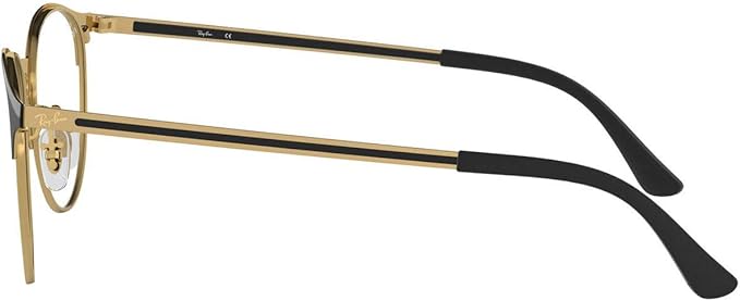 Ray-Ban Unisex Rx6375 Round Prescription Eyeglass Frames