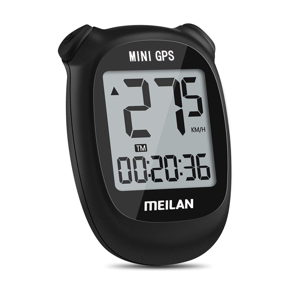 MEILAN M3 Mini GPS Bike Computer, Wireless Bike Odometer and Speedometer Bicycle Computer Waterproof Cycling Computer with LCD Backlight Display for Men Women Teens Bikers Outdoor Cycling