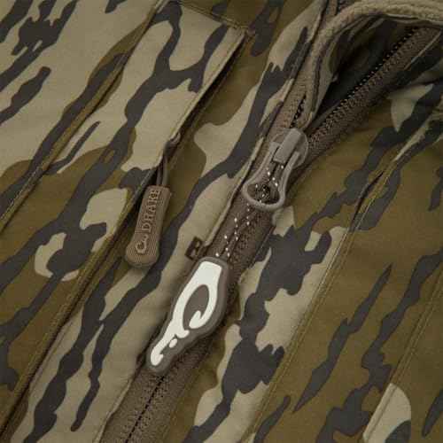 Drake Waterfowl Eqwader MST Camo 1/4 Zip Jacket, Waterproof, Fleece-Lined, Adjustable Cuffs, Men¡¯s Hunting Pullover