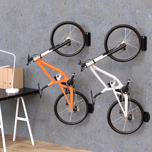 Swivel Bike Wall Mount, Bike Hangers for Garage, Space-Saving Bike Storage, Sturdy Bicycle Rack Can Holds Up to 77 lbs, Easy Install, 1 Pack - size: 1 Pack