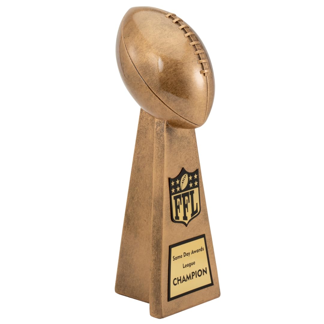 Same Day Awards Lil' Vince Gold Fantasy Football Trophy, 10.75"