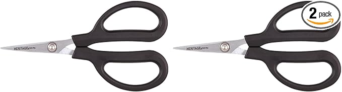 Klein Tools 544KV Utility, Kevlar Shear, Fiber Optics, 6-3/8-Inch (Pack of 2)