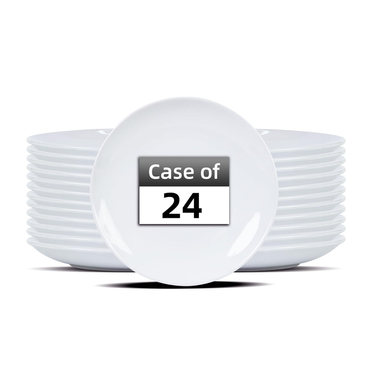 IRESTAURANT PLUS Stoneware Coupe Commercial Grade Dinnerware, Ivory, Plate 12.25", Case of 12