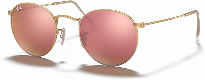 Ray-Ban RB3447 ROUND METAL Sunglasses For Men +BUNDLE with ACCESSORY EYEWEAR KIT