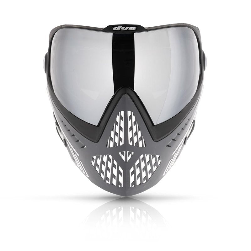 Maddog Dye i5 Thermal Dual-Pane Anti-Fog Lens Paintball Airsoft Mask Goggle System Combo with Microfiber Storage Bag | High Performance Safety Certified Protection - Shades - Grey/White/Black