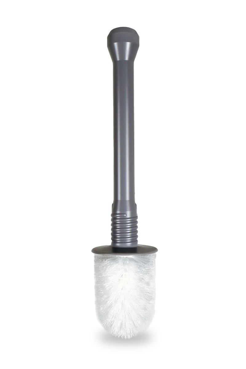 Master Plunger 500 & Toilet Brush Combo Set – Heavy-Duty Gray Toilet Plunger with High-Efficiency Brush and Holder – Durable, Compact Bathroom Cleaning Kit