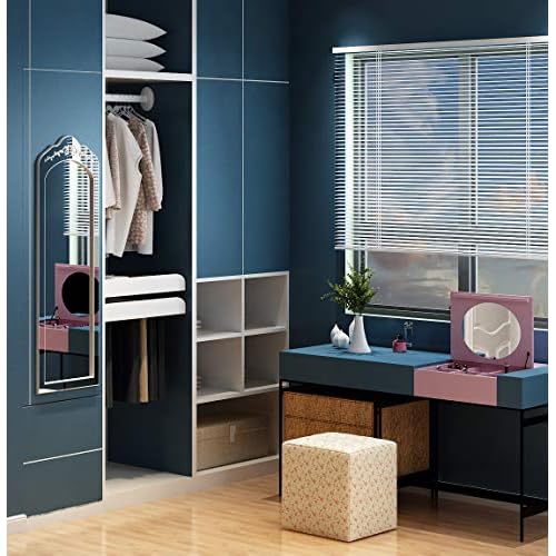 Livelynine Peel and Stick Wallpaper Blue Teal Contact Paper for Cabinets Desk Walls Self Adhesive Bulletin Board Paper Roll for Classroom School Navy Blue Wallpaper Removable Bedroom Dorm 15.8x78.8