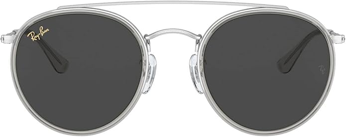 Ray-Ban Unisex Rb3647n Double Bridge Round Sunglasses