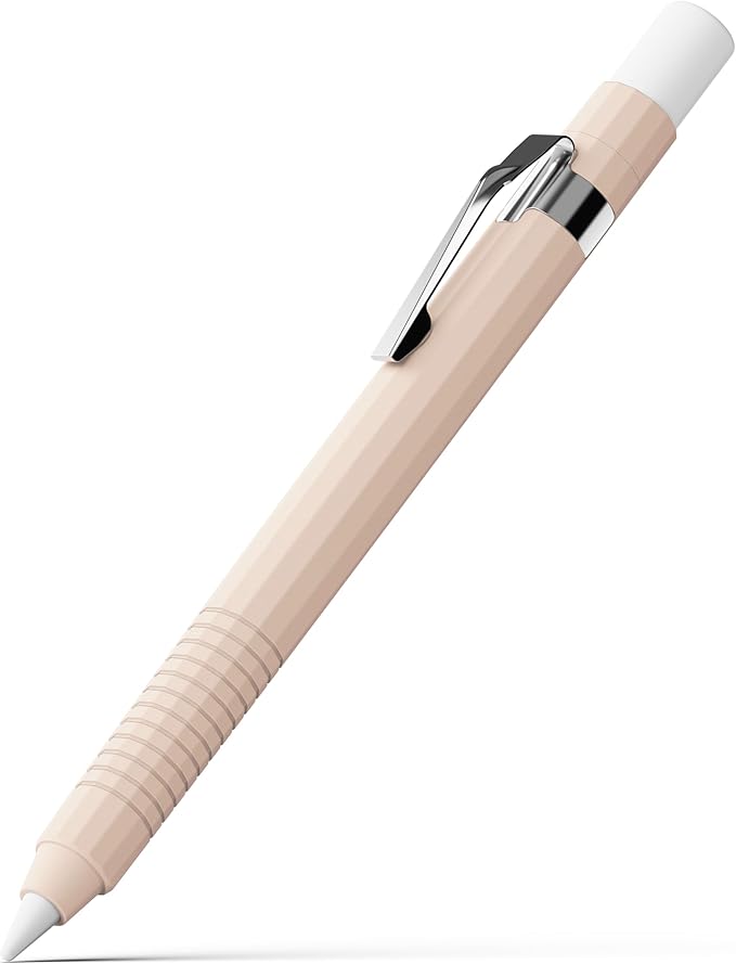 Ringke Silicone Drafting Pencil Case Compatible with Apple Pencil USB-C Case, Perfect Grip Silicone Protective Cover Sleeve Accessories - Pink Sand