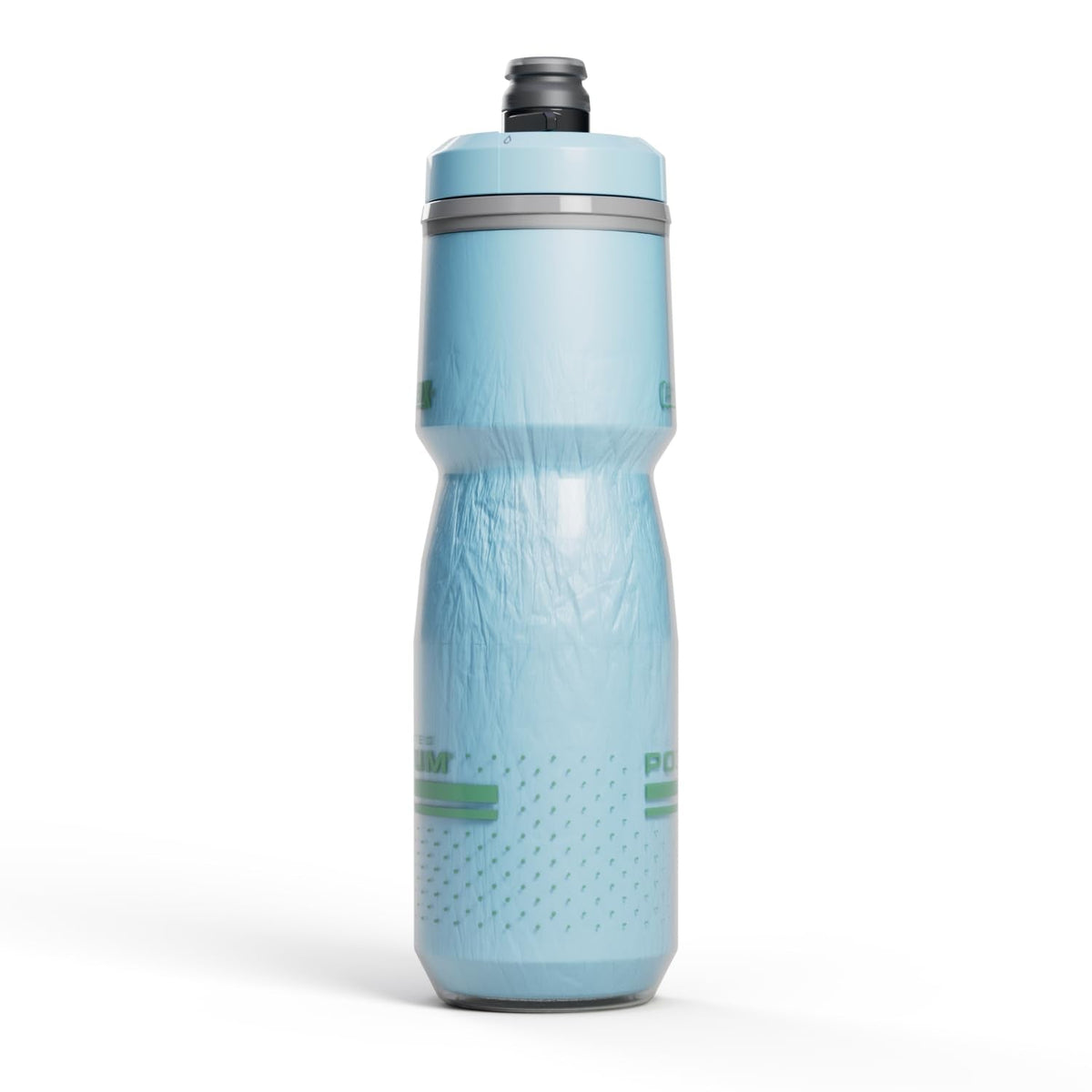 CamelBak Podium Chill Insulated Bike Squeeze Water Bottle, Cold Retention for Cycling, 24oz, Crystal Blue