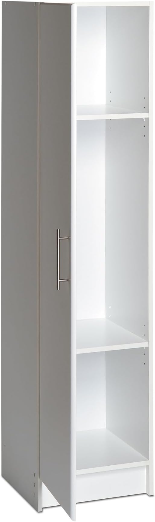 Prepac Elite 65 in. Engineered Wood Narrow Storage Cabinet in White