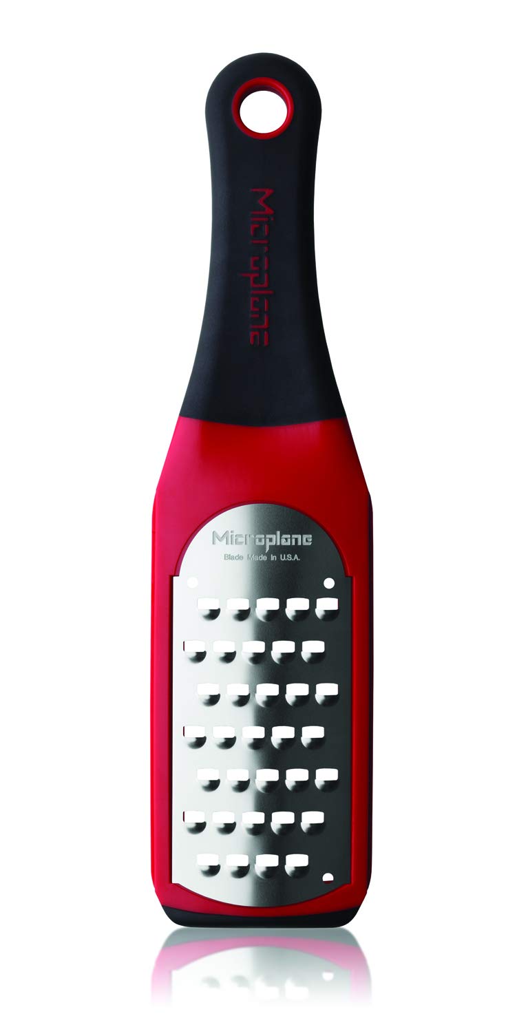 Microplane Artisan Series Cheese Grater and Zester (Extra Coarse, White)