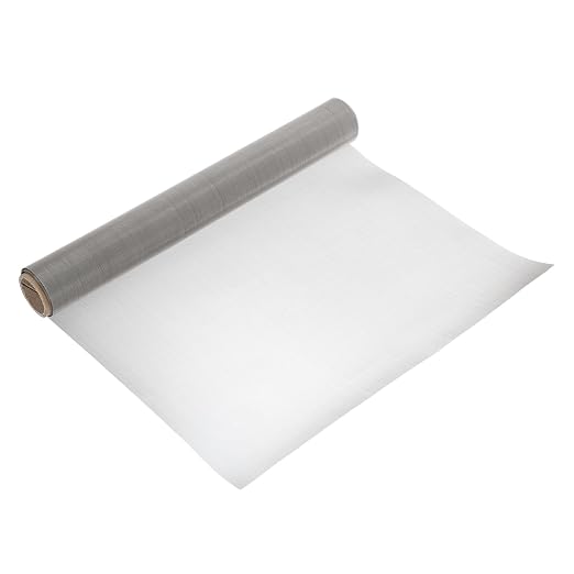 uxcell 80 Mesh 118" x 16" Woven Wire Mesh, 304 Stainless Steel Air Vent Filter