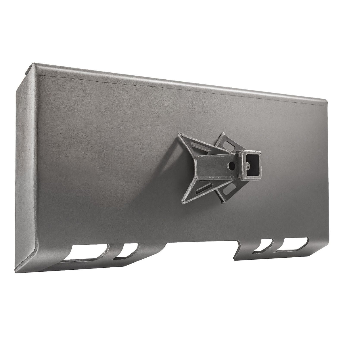 5/16" Skid Steer Attachment Plate, Skid Steer Mount Plate, Quick Attachment Loader Plate, with 2.28" Hitch Receiver, Compatible with Deere, Kubota, Bobcat, Mahindra Skid Steers and Tractors