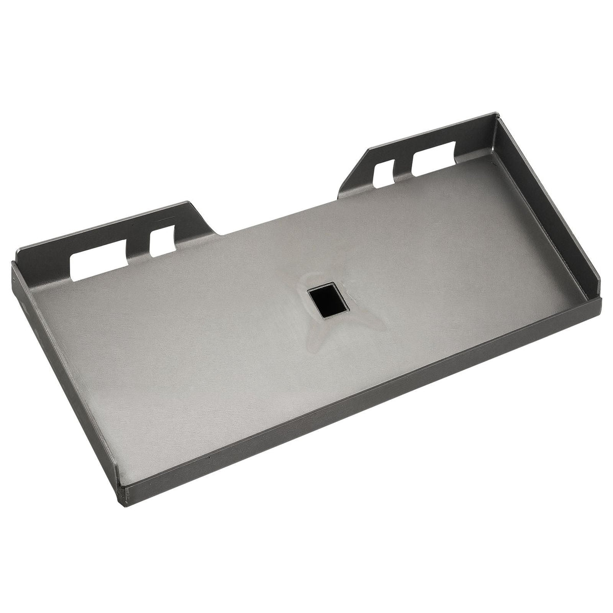 5/16" Skid Steer Attachment Plate, Skid Steer Mount Plate, Quick Attachment Loader Plate, with 2.28" Hitch Receiver, Compatible with Deere, Kubota, Bobcat, Mahindra Skid Steers and Tractors