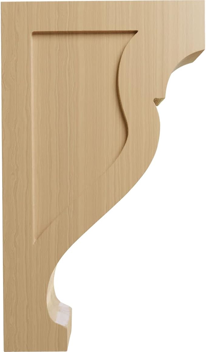 Ekena Millwork CORW02X07X12RKCH Medium Rockport Wood Corbels, 2 1/8"W x 7"D x 12"H, Cherry