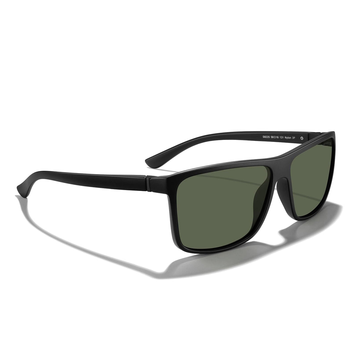MERRY'S Rectangular Polarized Sports Sunglasses for Men Women Cycling Driving Fishing UV400 Protection S8225