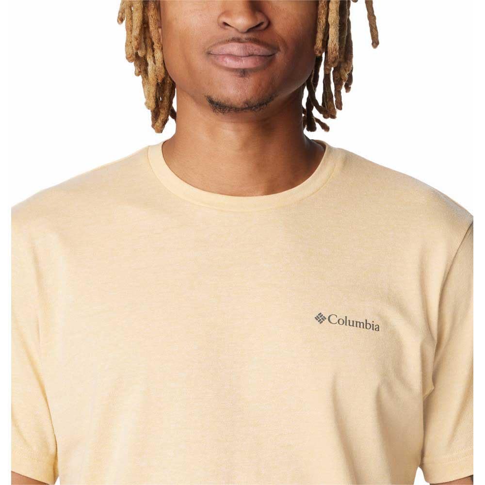 Columbia Men's Thistletown Hills Short Sleeve, Light Camel Heather, 5X Tall