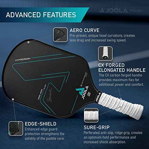 JOOLA Professional Pickleball Paddles ? Raw Carbon Fiber Surface ? Built for Spin, Speed & Control ? Hyperion, Solaire, Perseus & Scorpeus ? Swift & Standard Models ? USAP Approved ? Tournament-Level