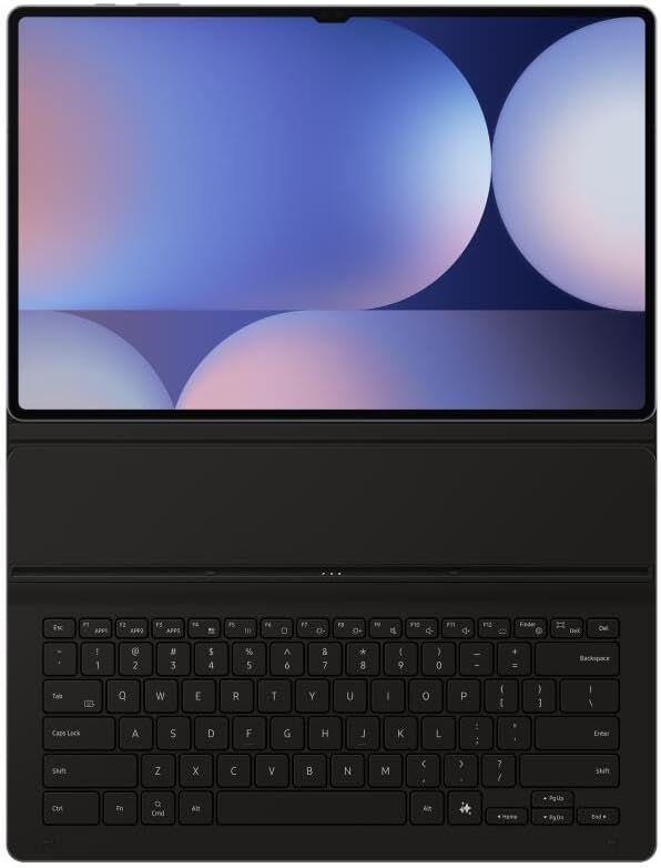 Samsung Official Slim Keyboard Case (Ai Key) Galaxy Tab S10 Ultra & S9 Ultra, International Version (English) - Black