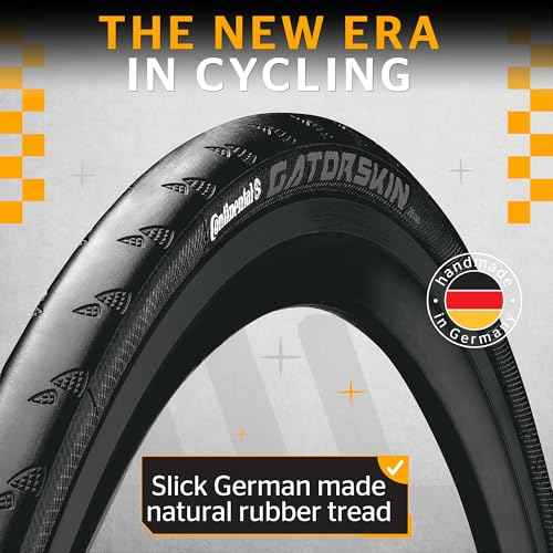 Continental Ultra Gatorskin Bicycle Tire (700x25, Folding, Black)