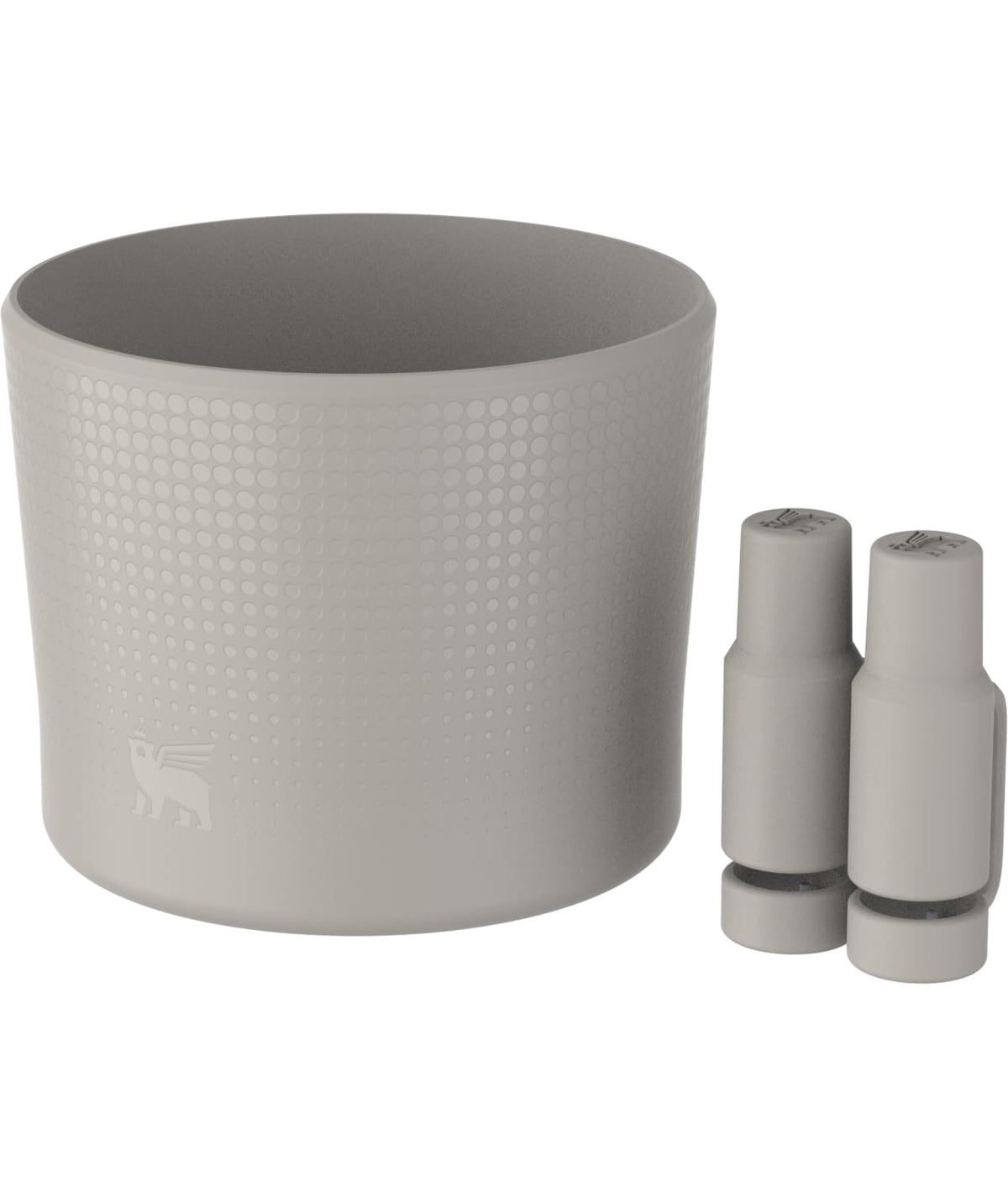 STANLEY Quencher Boot and Straw Cover Cap | Anti-Slip Silicone Protector for 14 oz Tumbler with Handle | Accessory Set for Stainless Steel Drinking Cup | BPA-Free | Ash