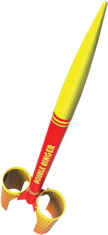 Estes Double Ringer Flying Model Rocket Kit | Easy to Build Beginner Rocket | Fun Educational Activity | Cool Science for Kids