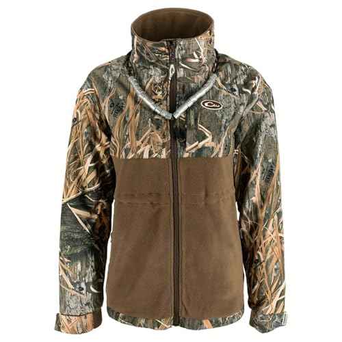 Drake Waterfowl MST Women¡¯s Eqwader Full Zip, Hunting Jacket, Waterproof and Breathable, Fleece Lining and Adjustable Fit