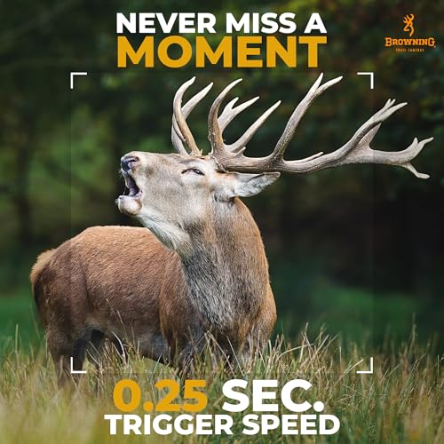 Browning Trail Cameras Defender Pro Scout Max HD 24MP Dual SIM Cellular Trail Camera - Ultra High Gain Antenna, Smart Infrared Video, 100' Detection Range & Smartphone App Compatibility (OVIX Camo)