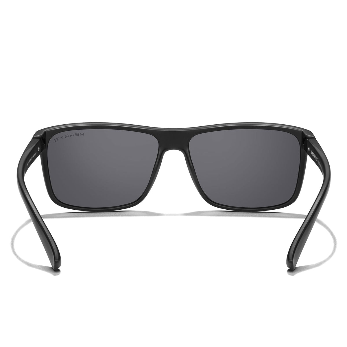 MERRY'S Rectangular Polarized Sports Sunglasses for Men Women Cycling Driving Fishing UV400 Protection S8225