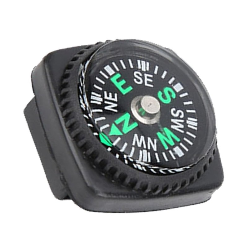 Chiffonade 25Pcs Mini Compass High Sensitivity Navigation Tool Compass for Outdoor Gear Camping Hiking Adventure Activities Accessory(Black)
