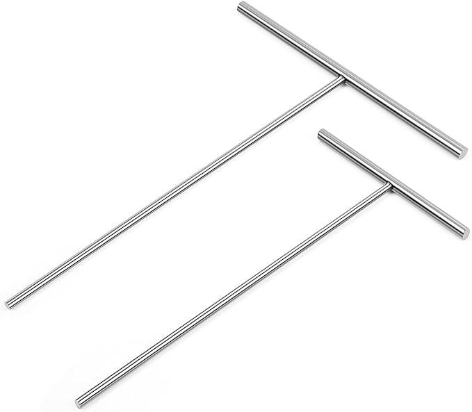 2 Pack Crepe Spreader Kit, Stainless Steel T-Shaped Batter Spreaders