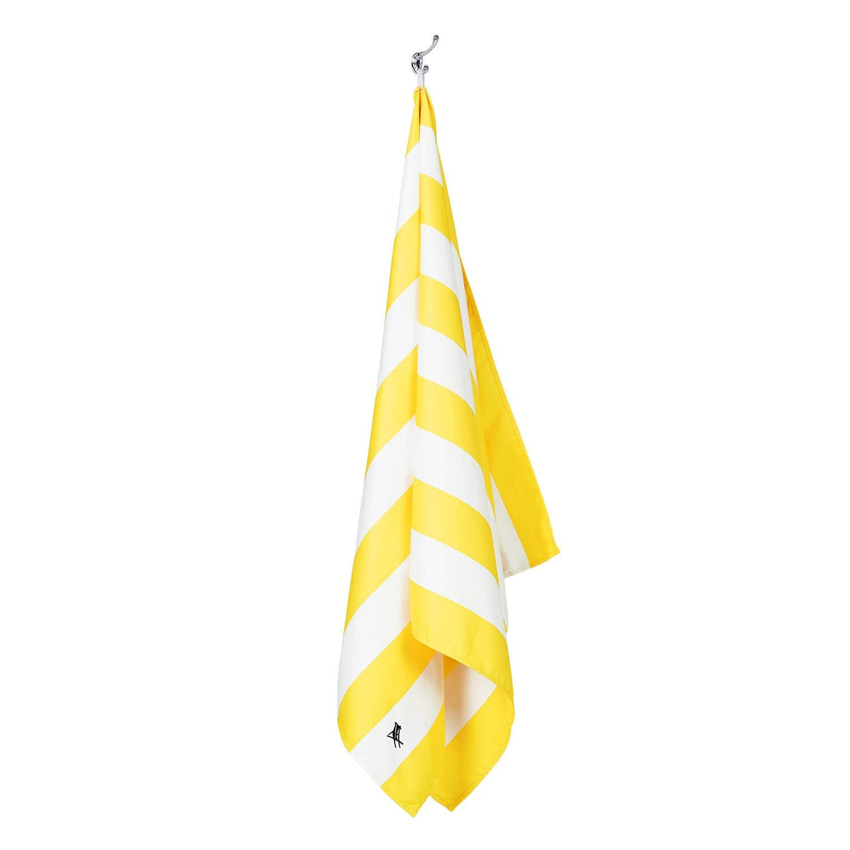 Dock & Bay Beach Towel - Quick Dry, Sand Free - Compact, Lightweight - 100% Recycled - Includes Bag - Cabana - Boracay Yellow - Large (160x90cm, 63x35)