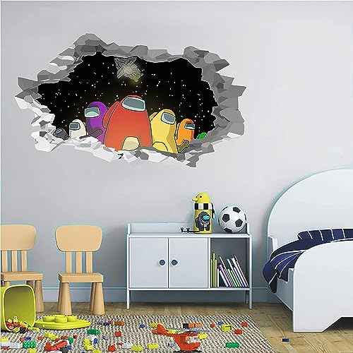 Unicorn Among Us Wall Stickers for Bedroom Wall Decals,Wall Decor for Kids,Computer Desk Wall Waterproof Hot Game Stickers for Laptop,Water Bottles
